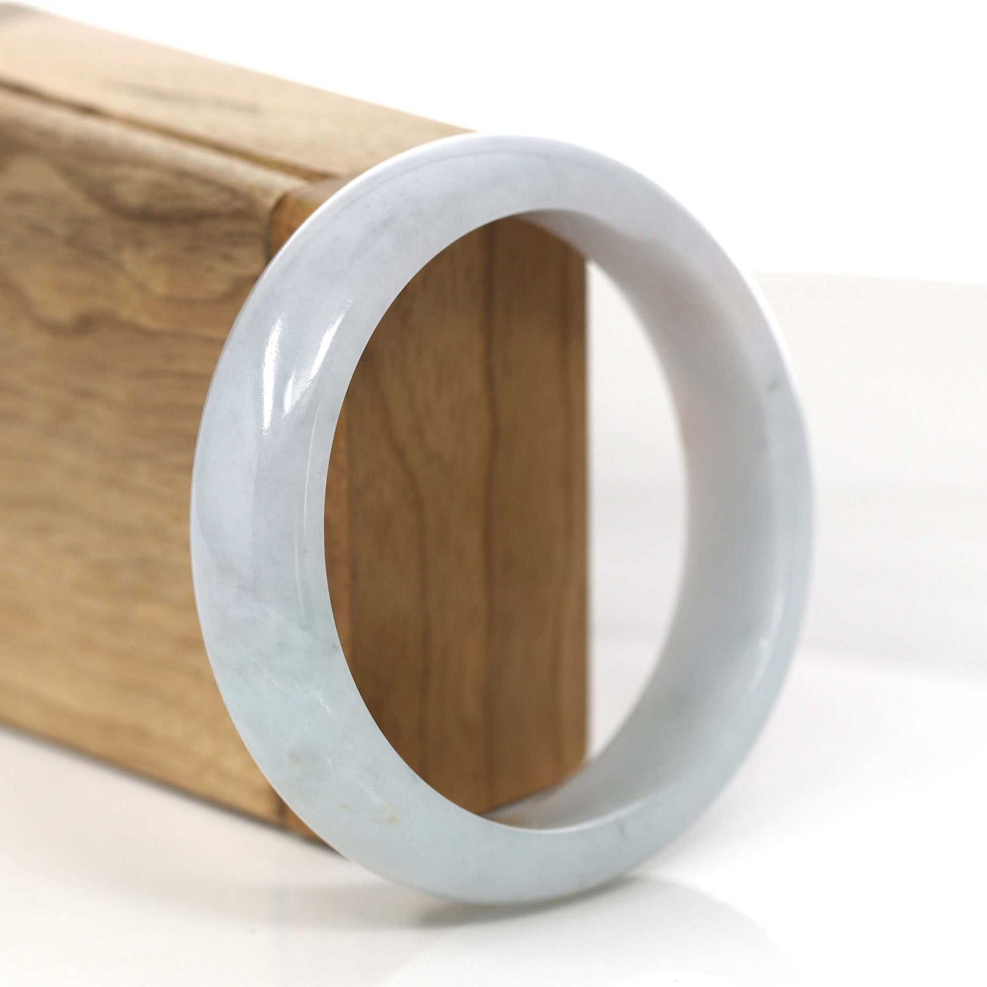 Baikalla Jewelry Jadeite Jade Bangle Bracelet Classic Lavender Jadeite Jade Bangle Bracelet (58.61 mm) #775