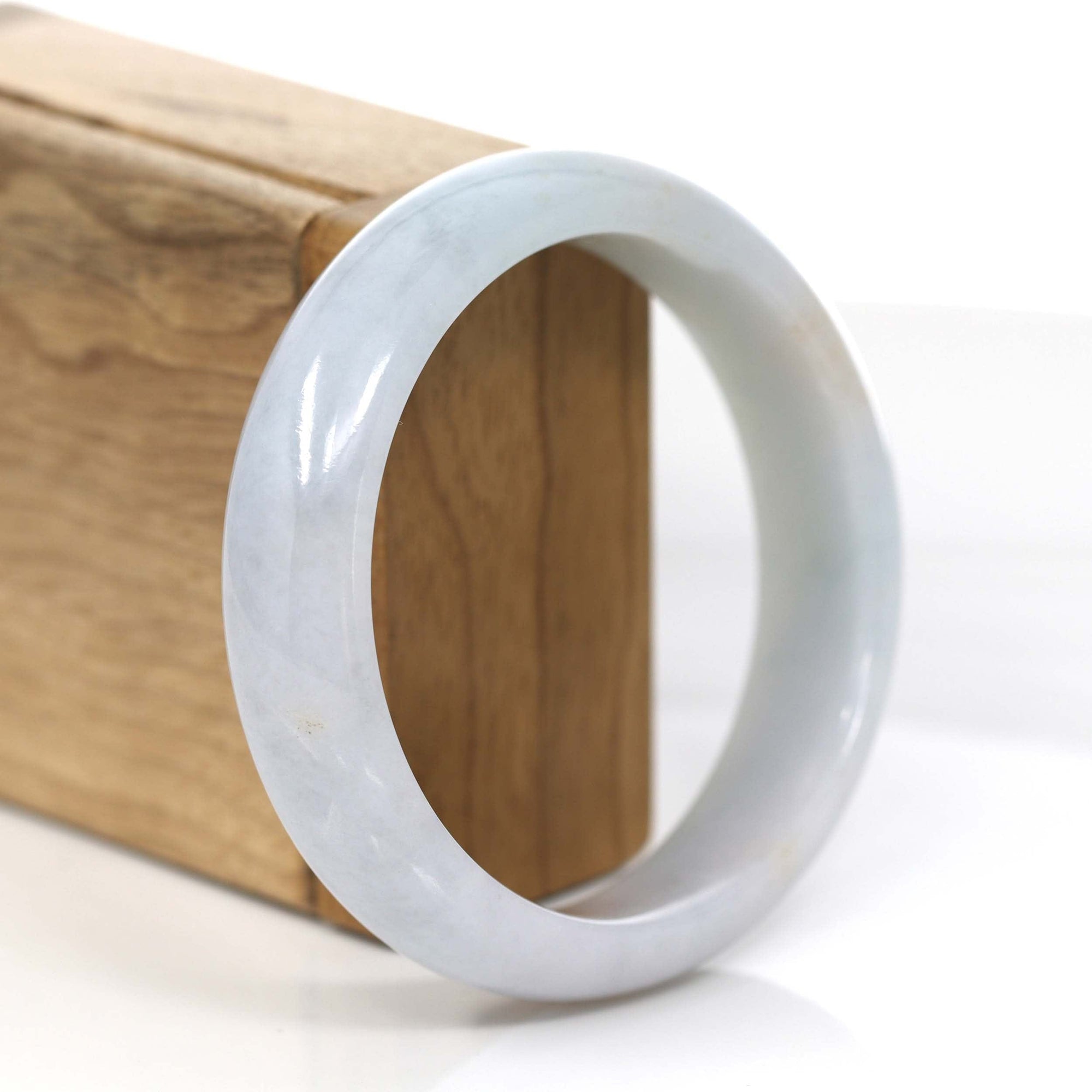 Baikalla Jewelry Jadeite Jade Bangle Bracelet Classic Lavender Jadeite Jade Bangle Bracelet (58.61 mm) #775