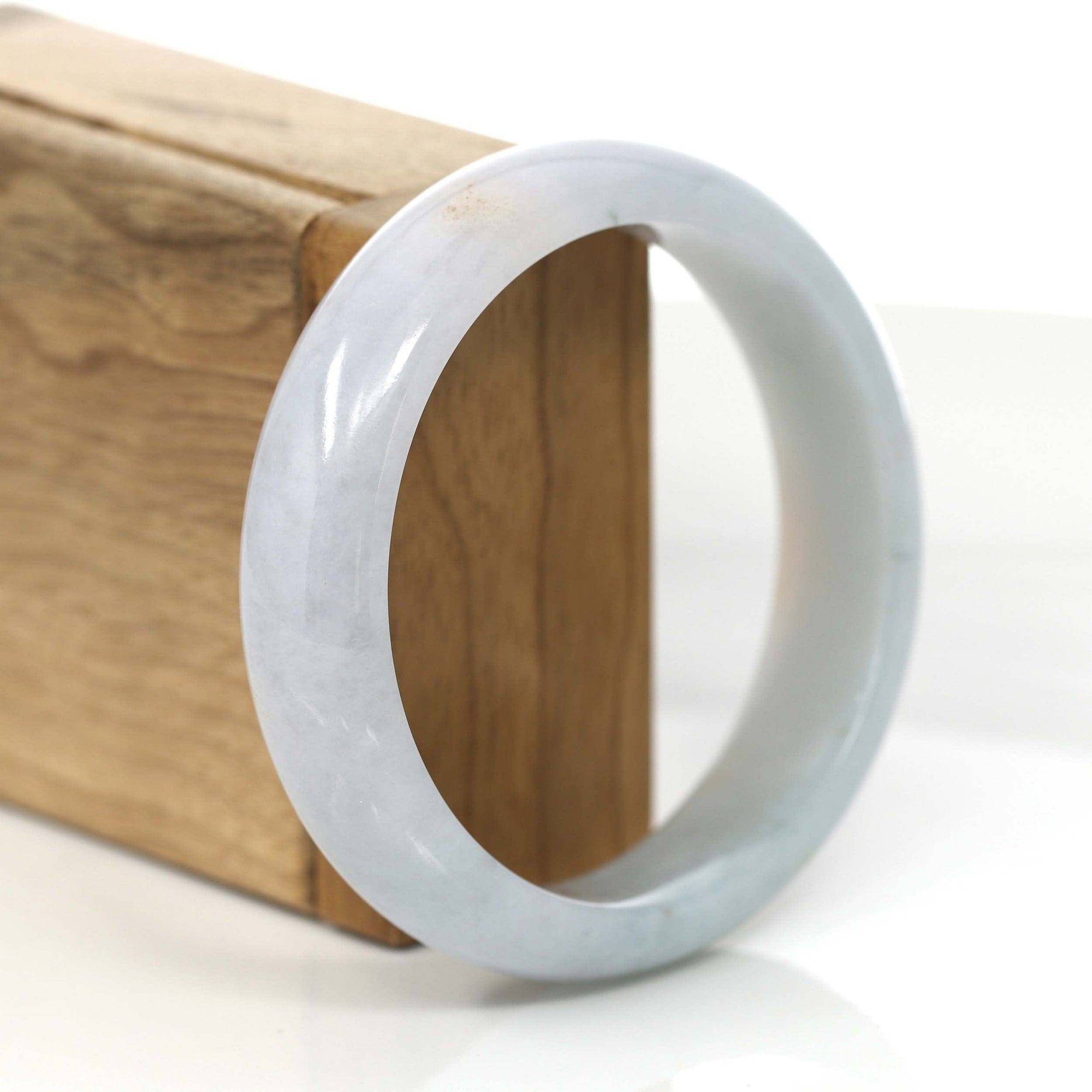 Baikalla Jewelry Jadeite Jade Bangle Bracelet Classic Lavender Jadeite Jade Bangle Bracelet (58.61 mm) #775