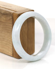 Baikalla Jewelry Jadeite Jade Bangle Bracelet Baikalla "Classic Bangle" Lavender Natural Burmese Jadeite Jade Bangle (59.2mm) 