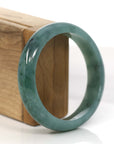 Baikalla Jewelry Jadeite Jade Bangle Bracelet Forest Green Classic Real Jadeite Jade Bangle Bracelet (57.34 mm) 