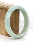 Baikalla Jewelry Jadeite Jade Bangle Bracelet Baikalla "Princess Half Round" Yellow- Green Jadeite Jade Bangle (58.77 mm) 