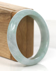 Baikalla Jewelry Jadeite Jade Bangle Bracelet Genuine Burmese Green Jadeite Jade Bangle Bracelet (56.80 mm) 
