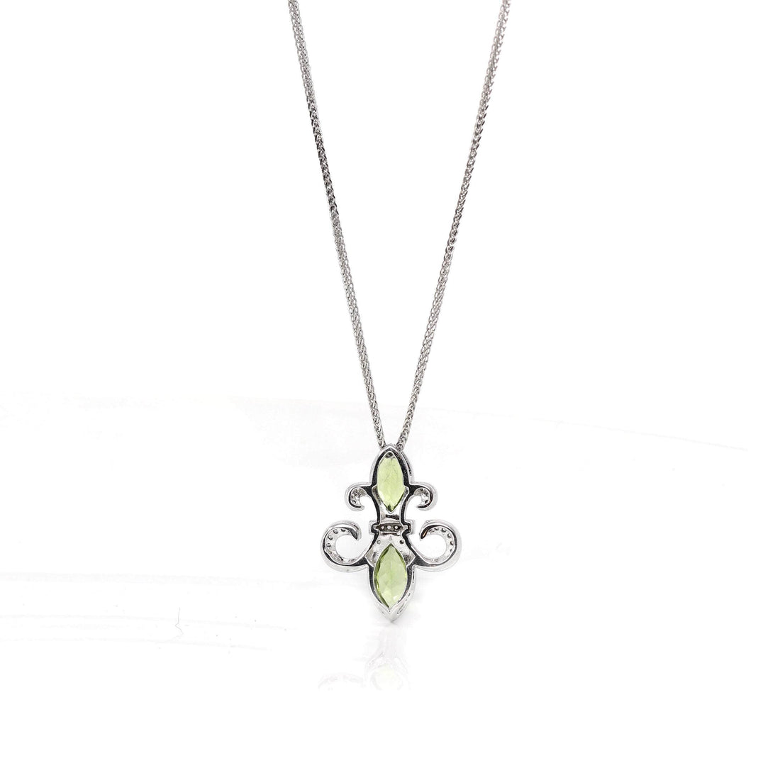Baikalla Jewelry Gemstone Ring Baikalla™ Sterling Silver Light Green Peridot Pendant