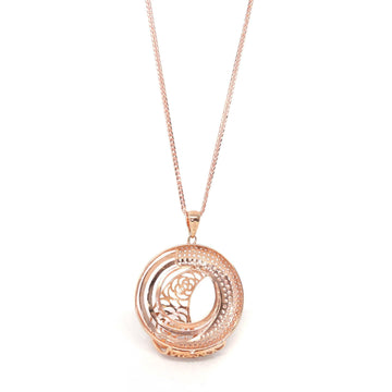 Baikalla Jewelry gemstone jewelry Pendant Only 18K Rose Gold "As You Wish" Necklace with Zircon