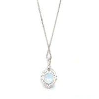 Baikalla Jewelry Topaz Necklace Sterling Silver Topaz Necklace With Tourmaline and Zircon Accent Stones