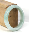 Baikalla Jewelry Jadeite Jade Bangle Bracelet Genuine Burmese Green Jadeite Jade Bangle Bracelet (57.31 mm) 