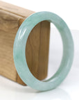 Baikalla Jewelry Jadeite Jade Bangle Bracelet Copy of Baikalla™ "Classic Bangle" Genuine Jadeite Jade Lavender Green Bangle Bracelet (59.63mm)