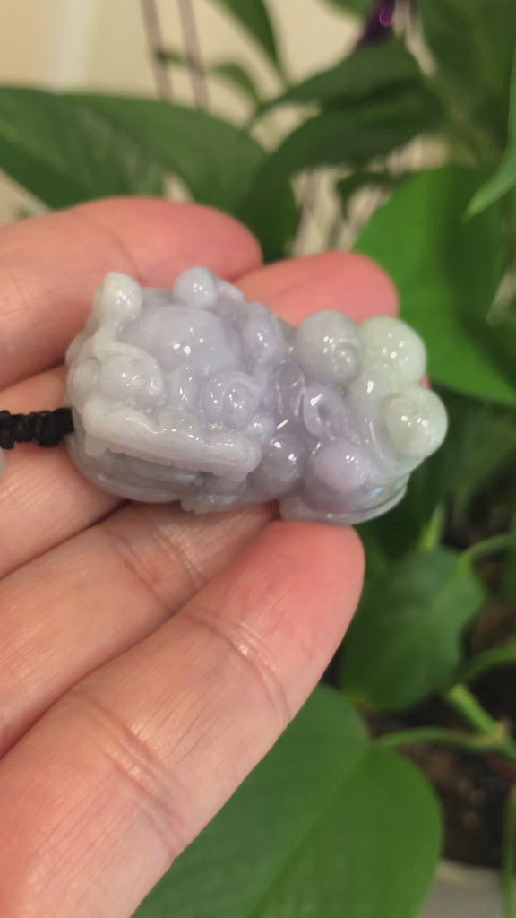 Genuine Jade jadeite Pixiu Pendant Necklace , Baikalla Jewelry, Happy Valley, OR