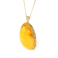 Baikalla Jewelry Gemstone Ring Baikalla™ Sterling Silver Exquisite Poland Amber Pendant