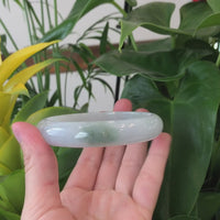 Baikalla "Classic Bangle" Natural Burmese Jadeite Jade Bangle ( 63.4 mm ) #589
