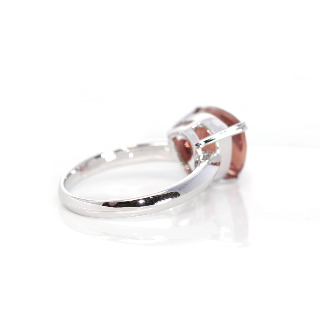 Baikalla Jewelry Gold Sapphire Ring 14k White Gold Oregon Sunstone Ring