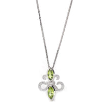 Baikalla Jewelry Gemstone Ring Baikalla™ Sterling Silver Light Green Peridot Pendant