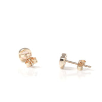 Baikalla Jewelry Gold Opal Earrings Baikalla™ 14k White Gold Natural Australian Light Opal Bezel Set Earrings