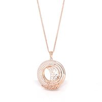 Baikalla Jewelry gemstone jewelry 18K Rose Gold "As You Wish" Necklace with Zircon