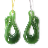 Baikalla Jewelry Jade Pendant Necklace Free S S Wheat Chain Nephrite Green Jade Lovely Swan Pendant Necklace, Real jade Jewelry
