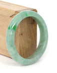 Baikalla Jewelry Jadeite Jade Bangle Bracelet Baikalla "Classic Bangle" Forest Green Natural Burmese Jadeite Jade Bangle ( 55.91 mm )  