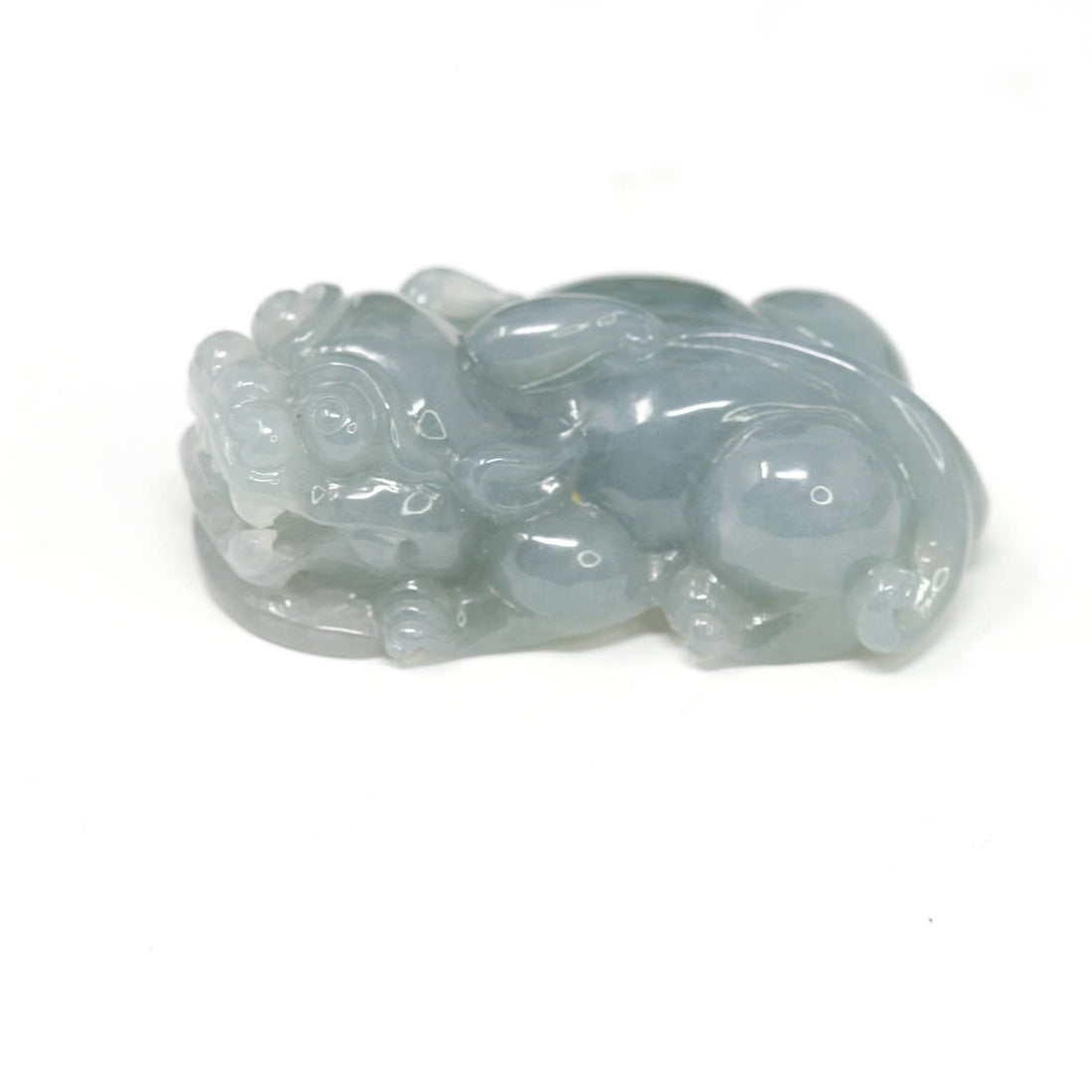 Baikalla Jewelry genuine jadeite carving Baikalla™ Pi Xiu Genuine Burmese Ice Jadeite Jade PiXiu Pendant Necklace ( FengShui Lucky)