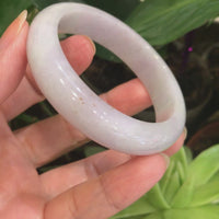 Natural Burmese Lavender Jadeite Jade Bracelet Bangle (58.23 mm) #470