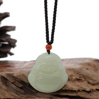 Baikalla Jewelry Jade Pendant Necklace Big Buddha Baikalla™ "Goddess of Compassion Buddha" Genuine White Jade Pendant Necklace