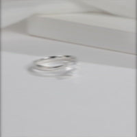 Baikalla™ "Carissa " Sterling Silver Moissanite 4 Prong Promise Ring