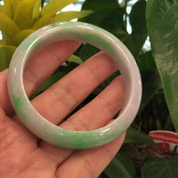 Natural Jadeite Jade Bangle Bracelet (60 mm) #440