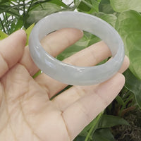 Genuine Burmese Ice Jadeite Jade Bangle Bracelet ( 60.53 mm )#958