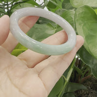 Baikalla Classic Real Jade Jadeite Bangle Bracelet ( 57.16 mm )#981