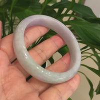 Genuine Burmese Lavender Jadeite Jade Bracelet Bangle ( 57.82 mm )#208