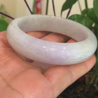 Genuine Burmese Lavender Jadeite Jade Bracelet Bangle ( 58.38 mm )#139