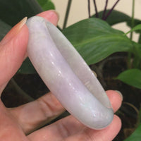 Lavender Jadeite Jade Bracelet Bangle (59.37 mm) #469