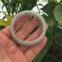 Baikalla™ "Classic Bangle" Genuine Burmese High Quality Jadeite Jade Bangle Bracelet ( 54.66mm )#859