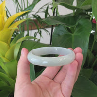 Baikalla "Classic Bangle" Natural Burmese Jadeite Jade Bangle ( 57.73 mm )#586