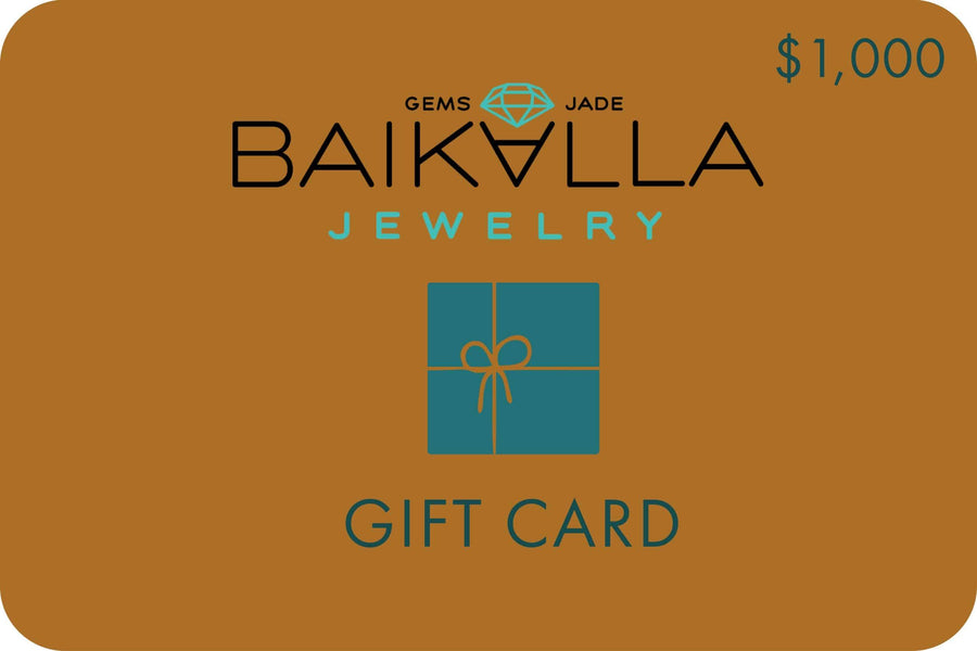 Baikalla Gift Cards $1,000.00 Gift Card