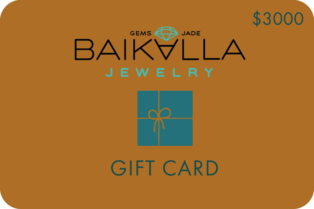 Baikalla Gift Cards $3,000.00 Gift Card