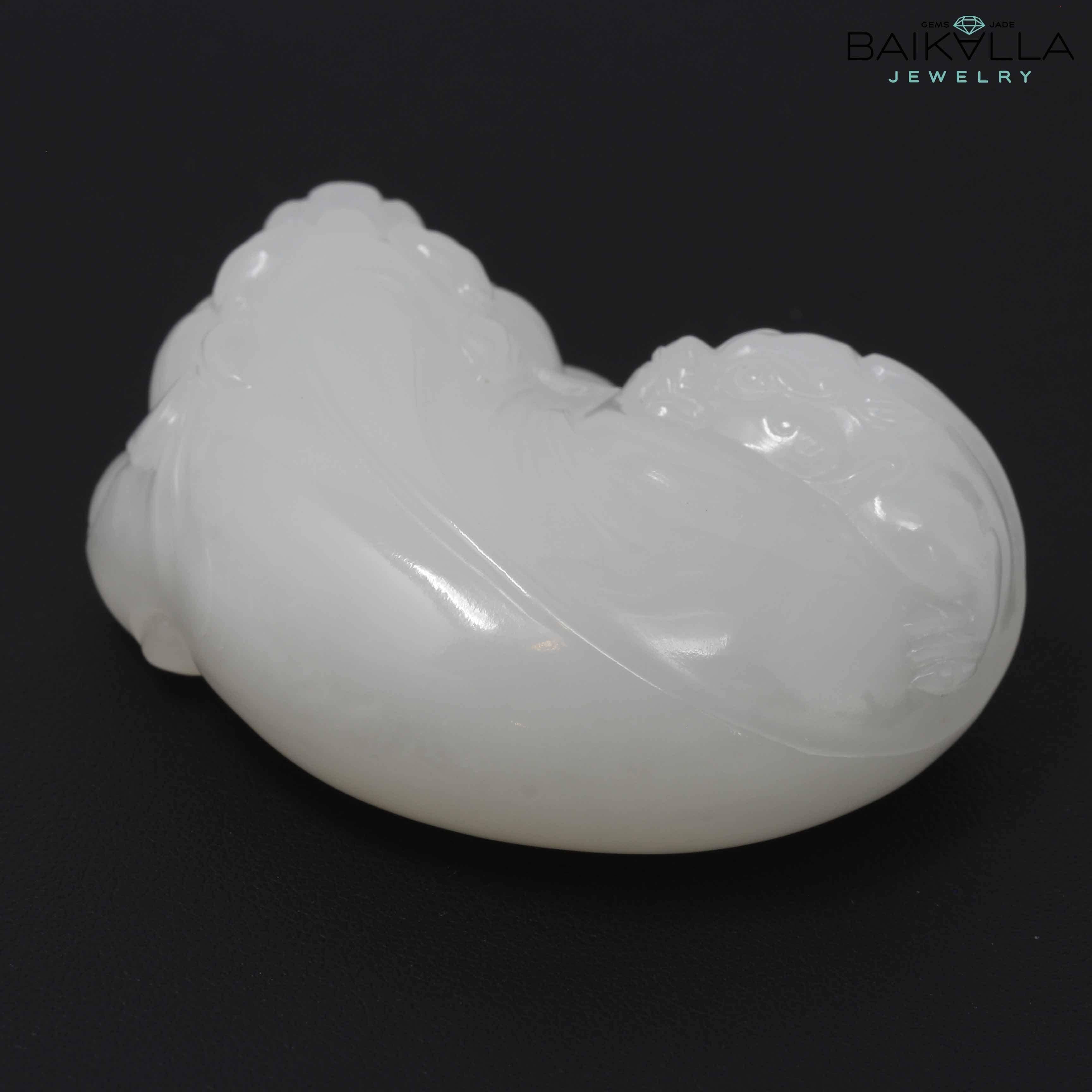 Pi Xiu Genuine HeTian White Nephrite 