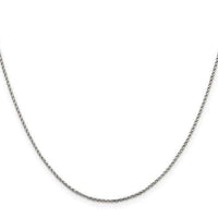 Baikalla Jewelry 14K Yellow Gold Pendant 18" Sterling Silver 1 mm Solid Box Chain with Jump Ring
