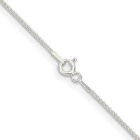 Baikalla Jewelry 14K Yellow Gold Pendant Sterling Silver 1 mm Solid Wheat Chain with Jump Ring 16"-18"