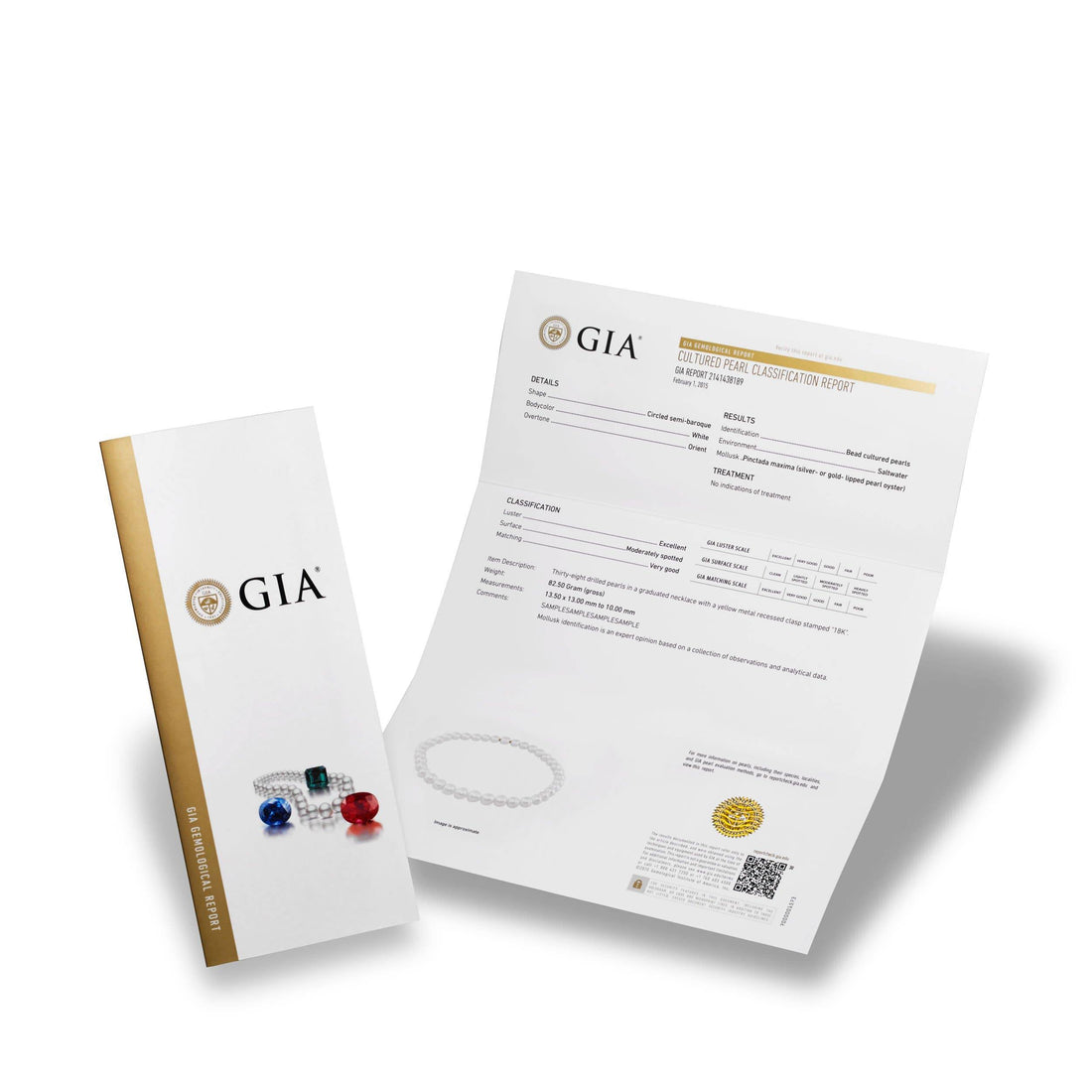 Baikalla Jewelry GIA Report (Certificate)