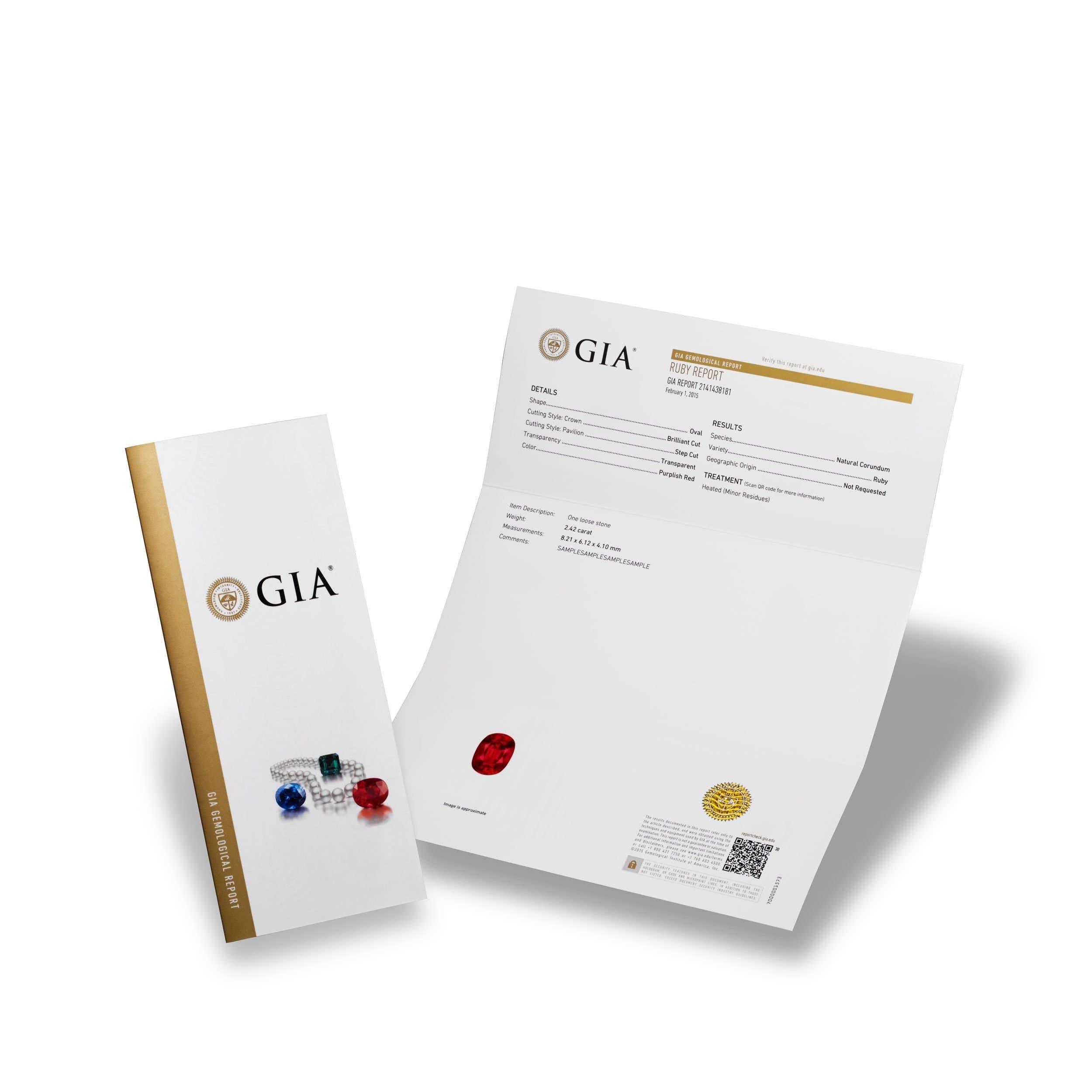 GIA Report (Certificate) – BKLA