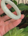 Real Jadeite Jade Bangle Bracelet ( 55.58 mm )