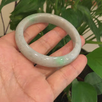 Baikalla™ "Classic Bangle" Genuine Burmese High Quality Jadeite Jade Bangle Bracelet (57.6mm)#144
