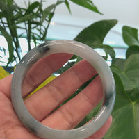 Genuine Burmese Ice Jadeite Jade Bangle Bracelet ( 60.91 mm )#535
