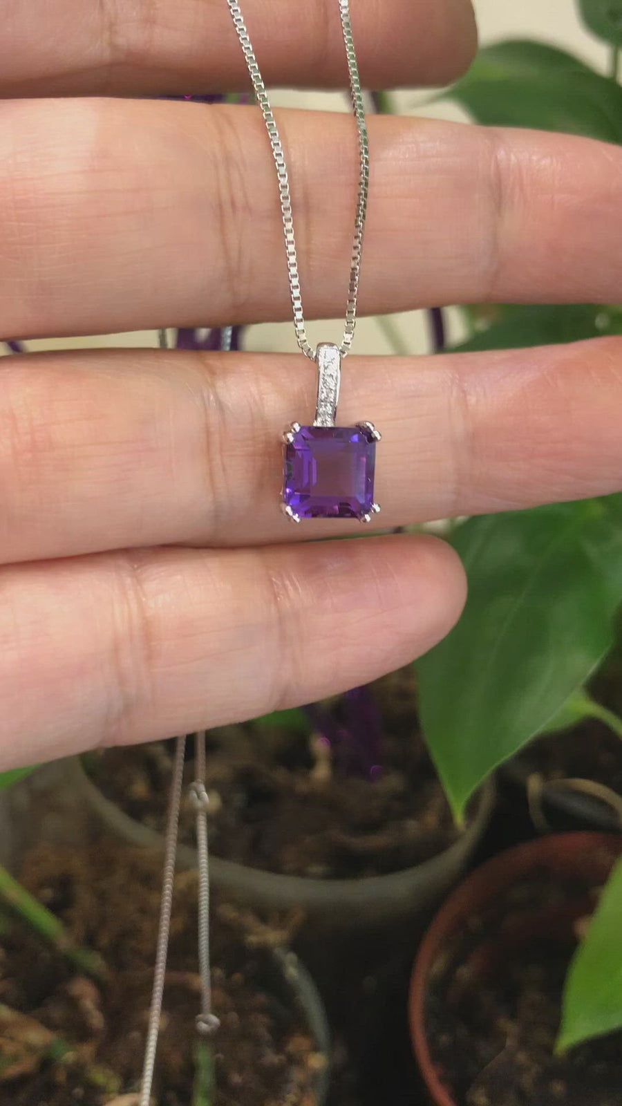 Sterling Silver Natural Amethyst Citrine Garnet Necklace  | Gemstone And Jade Jewelry, Nephrite Jade Jewelry | Baikalla Jewelry™, Find your Natural Gems and Jade Jewelry