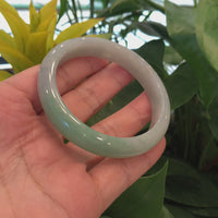Classic Forest Green Genuine Jadeite Jade Bangle (58.75 mm) #629