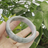 Genuine Burmese Jadeite Jade Bangle Bracelet (  58.58 mm )#949