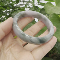 Genuine Burmese Jadeite Jade Bangle Bracelet ( 58.30 mm )#978